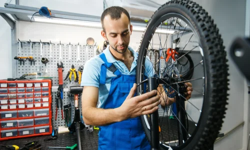 Réparation vélo musculaire
