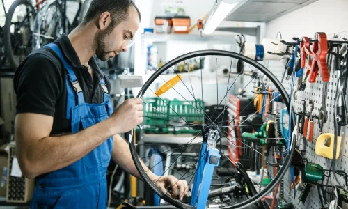 Réparation vélo musculaire